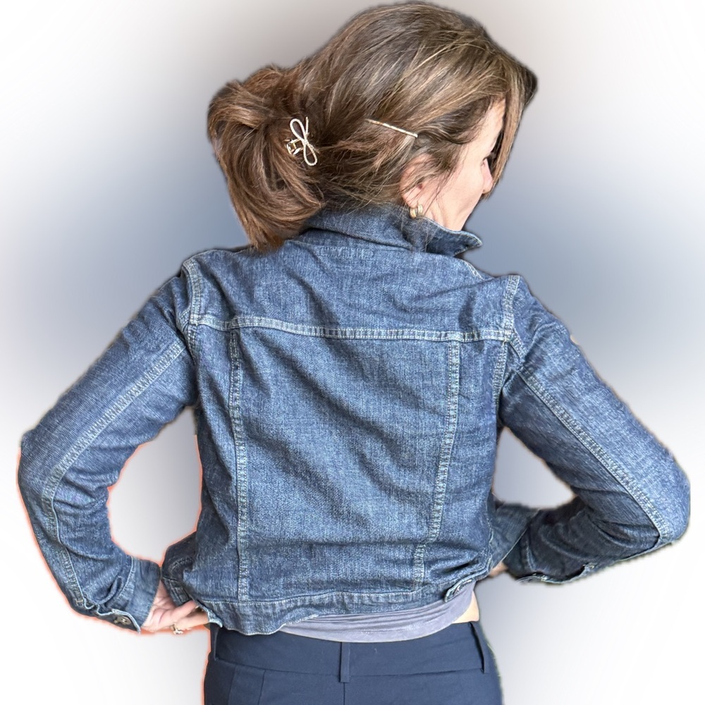 Theory Women's Blue Denim Jacket.